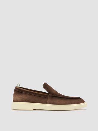Officine Creative Bones 002 Suede Loafer in Brown at Nordstrom, Size 46