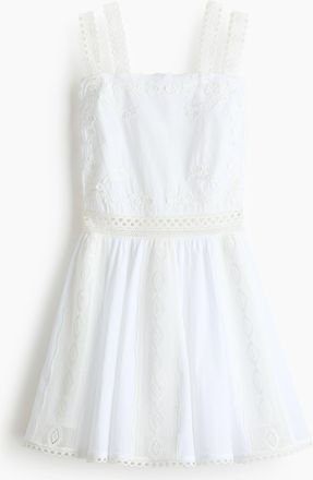 H&M Tr&auml;gerkleid mit Spitze - White