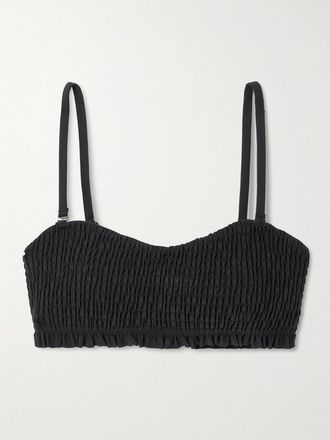 Ulla Johnson Top Bikini A Punto Smock Marseille - Nero