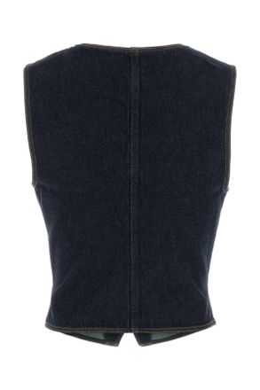 Frame Denim Denim Vest - Blue