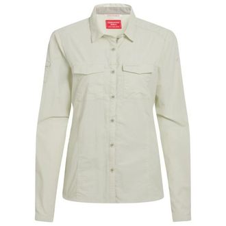 Craghoppers Nosilife Adventure Langarm Bluse III Bluse f&uuml;r Damen | beige
