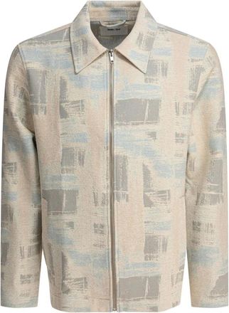 Nn.07 Textured Zip-Up Jacket - Heren - Zomerjassen - Veelkleurig - S - Jassen