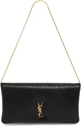 Saint Laurent Calypso Grained Leather Shoulder bag - Black - One Size