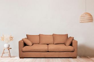 HOME AFFAIRE 2-Sitzer »Coray« extra weich und kuschelig, Füllung mit Federn und Daunen