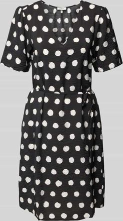 s.Oliver Red Label Tailliertes Minikleid aus Viskose-Mix in Black, Gr&ouml;&szlig;e 36