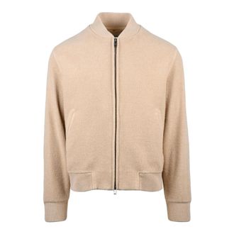Circolo 1901 Bomberjack - Heren - Vesten met rits - Beige - M - Wol - Hoodies & sweatvesten