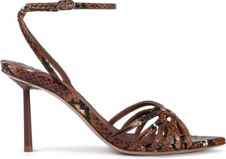 Le Silla 80 mm Bella sandalen - Bruin