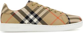 Burberry Beige Check Sneakers