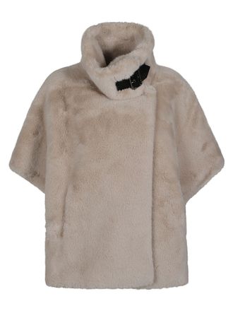 Pinko New Comodino Faux Fur Polyester Cape