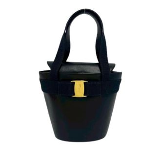Ferragamo Pre-owned Bucket Bags, female, Blue, Size: ONE SIZE Pre-owned Vara Handbag