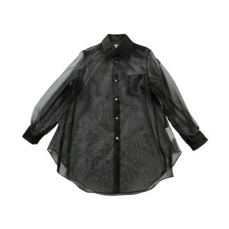 Comme Des Garçons Dames, Blouses & Shirts, Zwart, Maat: M