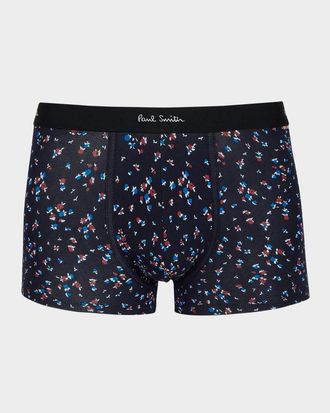 Paul Smith Men & apos;s Paulines Mini Fish-Print Boxer Briefs