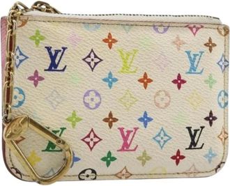 Louis Vuitton Pre-owned Monogram Multicolor Coin Purse - Dames - Vintage Accessoires - Veelkleurig - ONE Size - Vintage