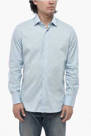 Alessandro Gherardi Cotton-Blend Shirt with French Collar size 41