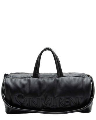 Saint Laurent Logo Puffer Duffle (Authentic Pre-Loved)