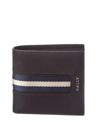 Bally Hadlet Leather ID Coin Wallet