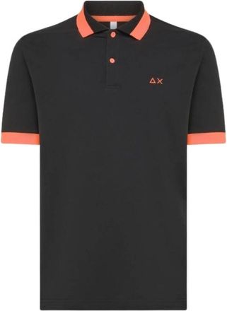 Sun 68 Polo Shirt - Heren - Polos - Zwart - S - Katoen - Tops