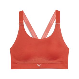 Puma Reggiseno sportivo PUMA da donna, Abbigliamento, Rosso, XL