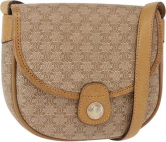 Celine Pre-owned Plastic Cross Body Bag - Dames - Vintage Schoudertas - Beige - ONE Size - Vintage