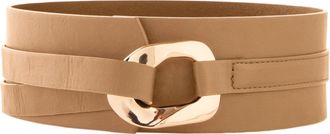 Bonprix Tailleng&uuml;rtel BONPRIX Tailleng&uuml;rtel, Damen, Gr. 110, braun (camel, goldfarben), Obermaterial: 100% Polyurethan, G&uuml;rtel Tailleng&uuml;rtel, aus Polyurethan,