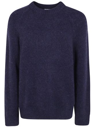 Les Deux Knit Sweater Soft Round Neck Soft Round Neck Knit Sweater