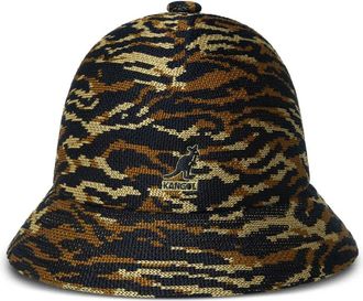 Kangol tiger-pattern bucket hat - men - Fabric - S - Black