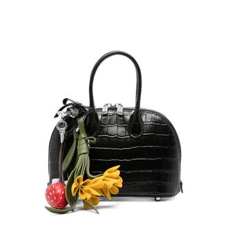 Self Portrait Croc-effect Mini Bag