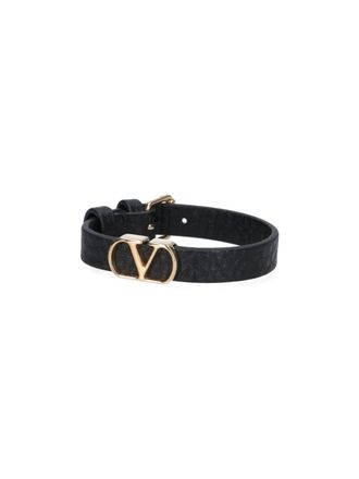 Valentino Garavani Mens Bijoux Black Calf Leather
