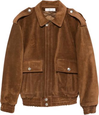 Ludovic de Saint Sernin Bomber Robert con applicazione - Marrone