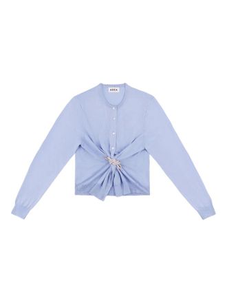 Area Cardigan con cristalli - Blu