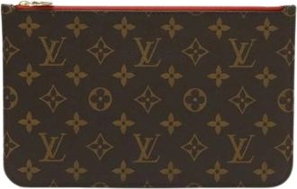 Louis Vuitton Pre-owned Clutches, female, Brown, Size: ONE SIZE Pre-owned Canvas Clutch