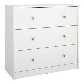 Furniture To Go May Chest of 3 Drawers in White