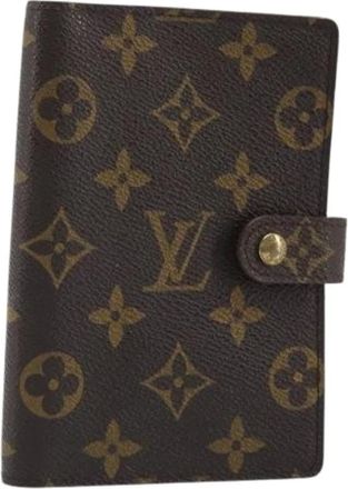Louis Vuitton Pre-owned Wallets, female, Brown, Size: ONE SIZE Pre-owned Day Planner Cover