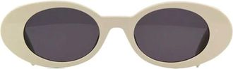 Palm Angels Peri 051 0107 Gilroy Zonnebril - Dames - Zonnebrillen - Wit - 50 MM - Accessoires