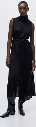 H&M Scarf-collar Dress in Black at Nordstrom, Size Xx-Small