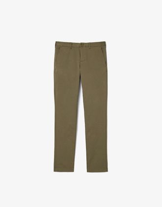 Lacoste Mens Slim Fit Stretch Cotton Chinos - Green - Size: 30