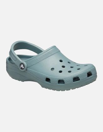 Crocs Womens Classic Womens Mules - Blue - Size: 7