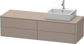 Duravit Mueble De Pared Duravit Xsquare 160,0 X 54,8 Cm, 4 Cajones