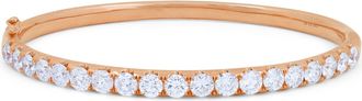 Diana M. Jewels 18 kt rose gold bangle adorned with 4.81 cts tw of diamonds