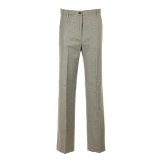 Nine In The Morning Straight Trousers, female, Gray, Size: W29 De171 Deep Palazzo Trousers