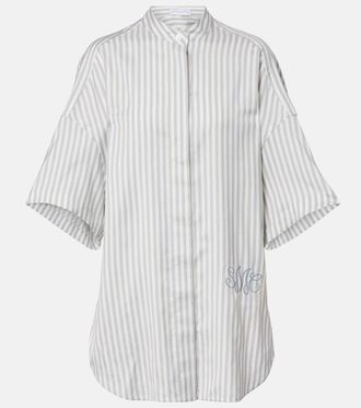 Stella McCartney Striped silk and wool shirt