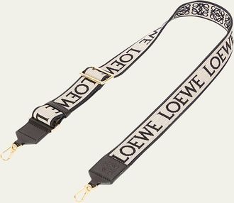 Loewe Anagram Strap in Jacquard and Leather