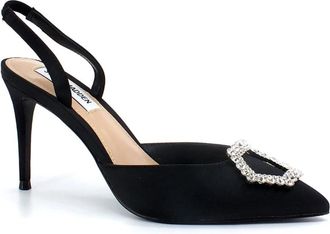 Steve Madden Lucent Sandal - Dames - Pumps - Zwart - 38 EU - Leer - Schoenen