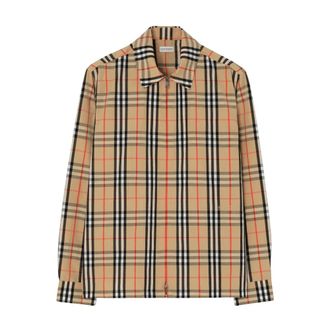 Burberry Heren, Jassen, Beige, Maat: XL Katoen