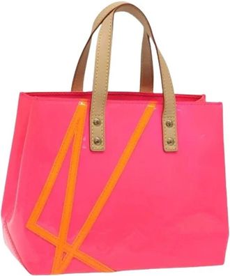 Louis Vuitton Pre-owned 2002 Christmas Limited Handtas - Dames - Vintage Handtas - Roze - ONE Size - Leer - Vintage