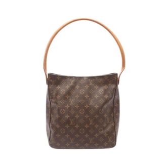Louis Vuitton Pre-owned Looping GM Schoudertas - Dames - Vintage Schoudertas - Bruin - ONE Size - Leer - Vintage