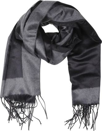 Saint Laurent Accessoires, Heren, Grijs, ONE Size, Cassandre Sjaal
