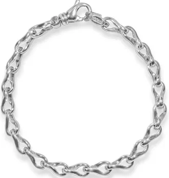 Pompeii3 Mens 14k Gold (17gram) or Platinum (28gram) 6mm Link Bracelet 8.5