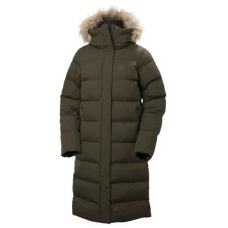 Helly Hansen Aria Long Parka Mantel f&uuml;r Damen | oliv