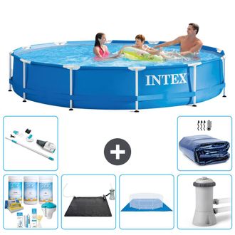 Intex Piscina Con Estructura Redonda - 366x76 Cm - 7-piezas S20439